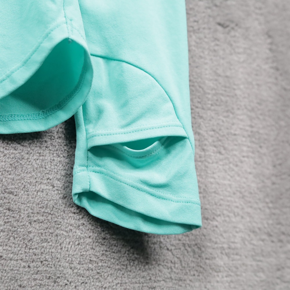 COOLIBAR Kawela Swim Top Aqua Blue‎ UPF 50+ Long Sleeve Rash Guard Sz XS - Picture 5 of 8